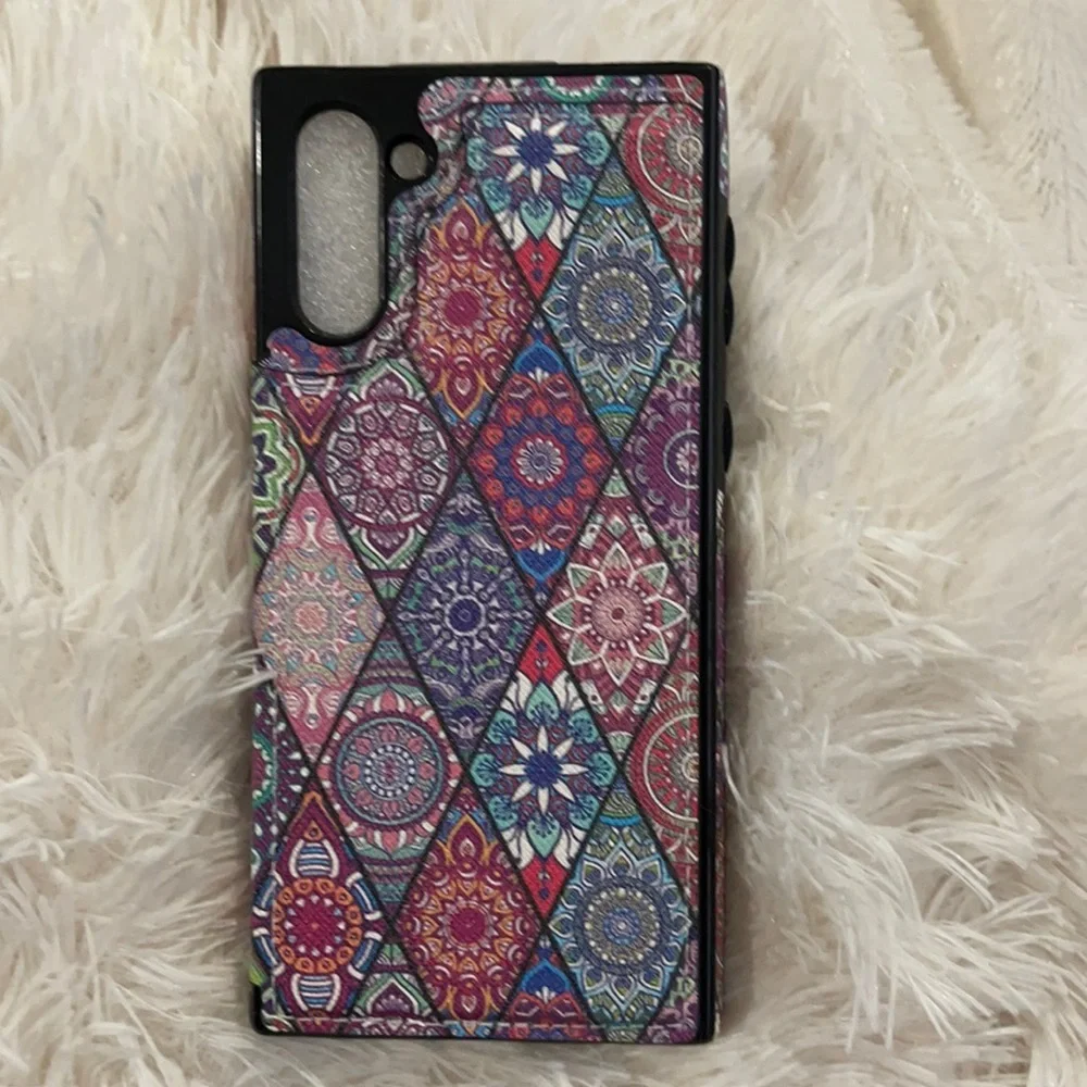 New Galaxy Note 10 flip case purple